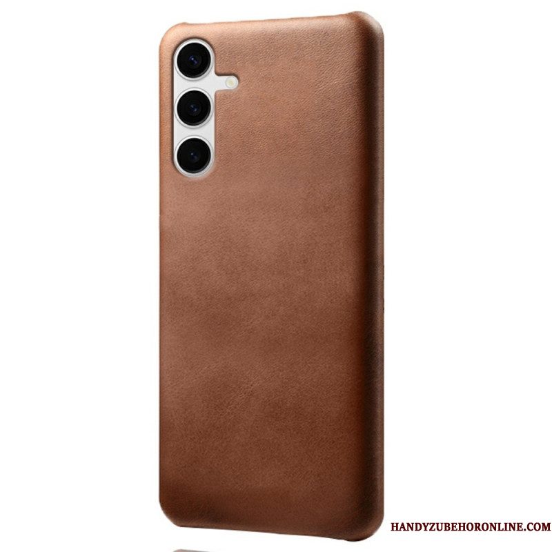 Cover Hoesje Samsung Galaxy S25 Plus 5g Telefoonhoesje Leer-effect