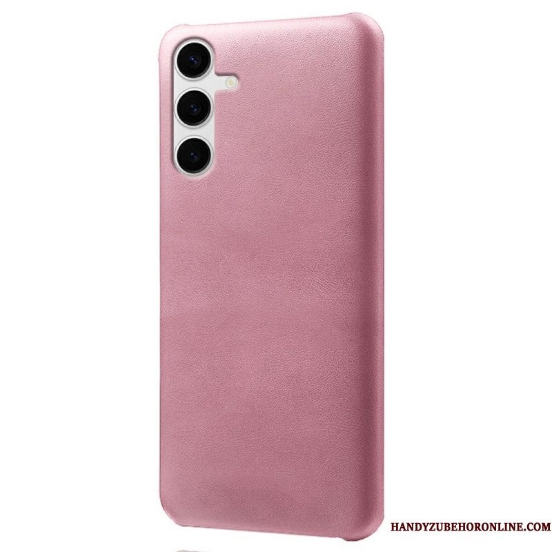 Cover Hoesje Samsung Galaxy S25 Plus 5g Telefoonhoesje Leer-effect