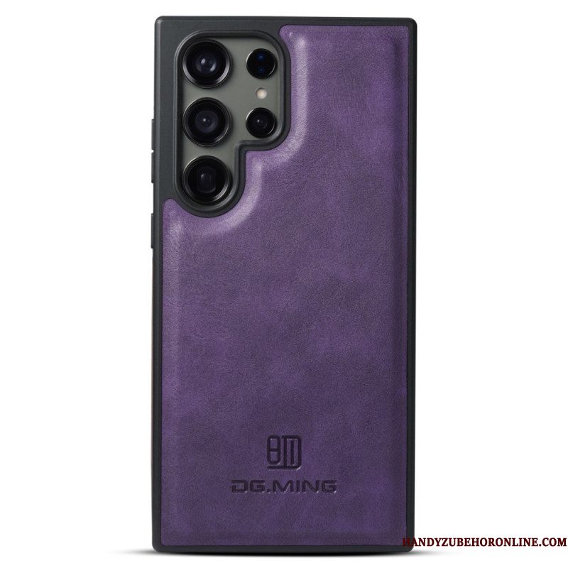 Cover Hoesje Samsung Galaxy S25 Ultra 5g Telefoonhoesje Dg.ming Leerstijl