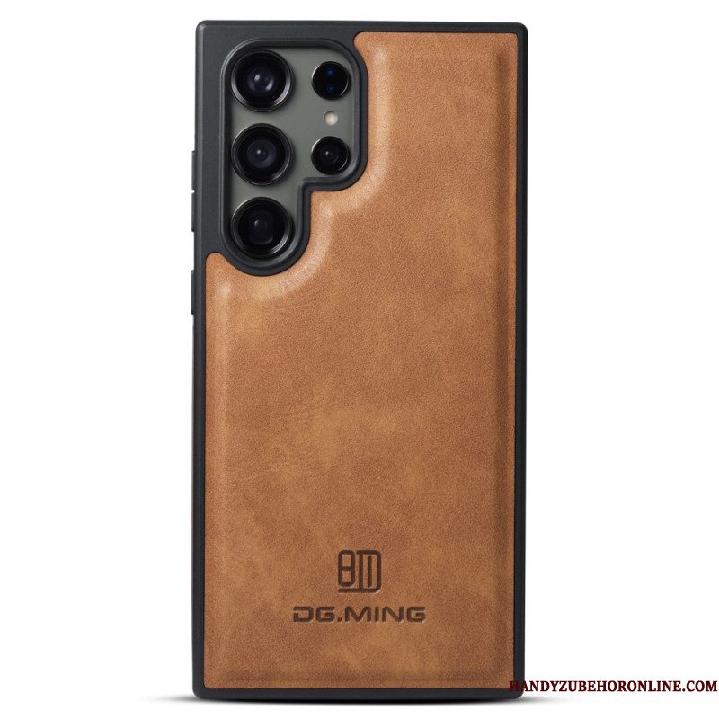 Cover Hoesje Samsung Galaxy S25 Ultra 5g Telefoonhoesje Dg.ming Leerstijl