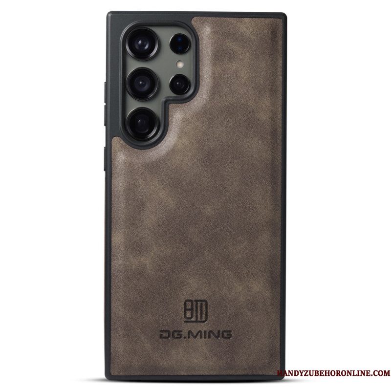 Cover Hoesje Samsung Galaxy S25 Ultra 5g Telefoonhoesje Dg.ming Leerstijl