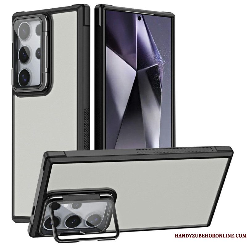 Cover Hoesje Samsung Galaxy S25 Ultra 5g Telefoonhoesje Lensbeschermer En Standaard