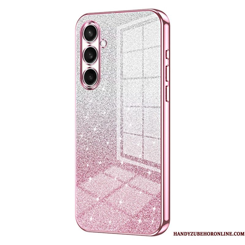 Cover Hoesje Samsung Galaxy S26 Plus Telefoonhoesje Gradiëntglitter