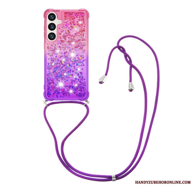 Cover Hoesje Samsung Galaxy S26 Telefoonhoesje Gradient Pailletten