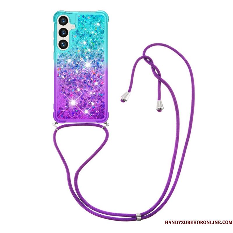 Cover Hoesje Samsung Galaxy S26 Telefoonhoesje Gradient Pailletten