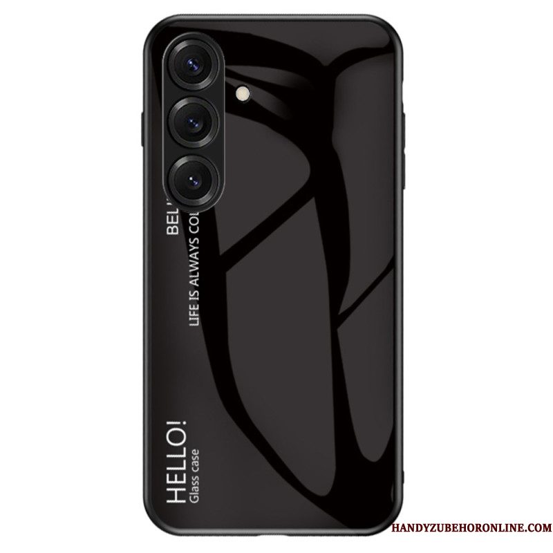 Cover Hoesje Samsung Galaxy S26 Telefoonhoesje Hello Gehard Glas