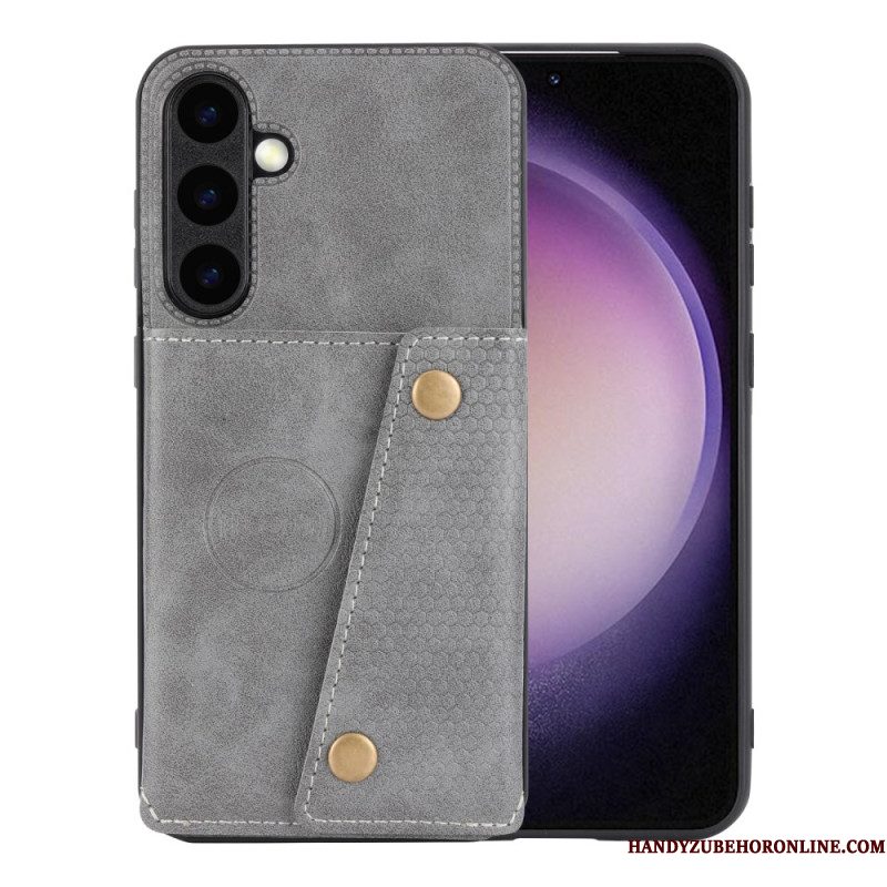 Cover Hoesje Samsung Galaxy S26 Telefoonhoesje Kaarthouder Met Lederlook
