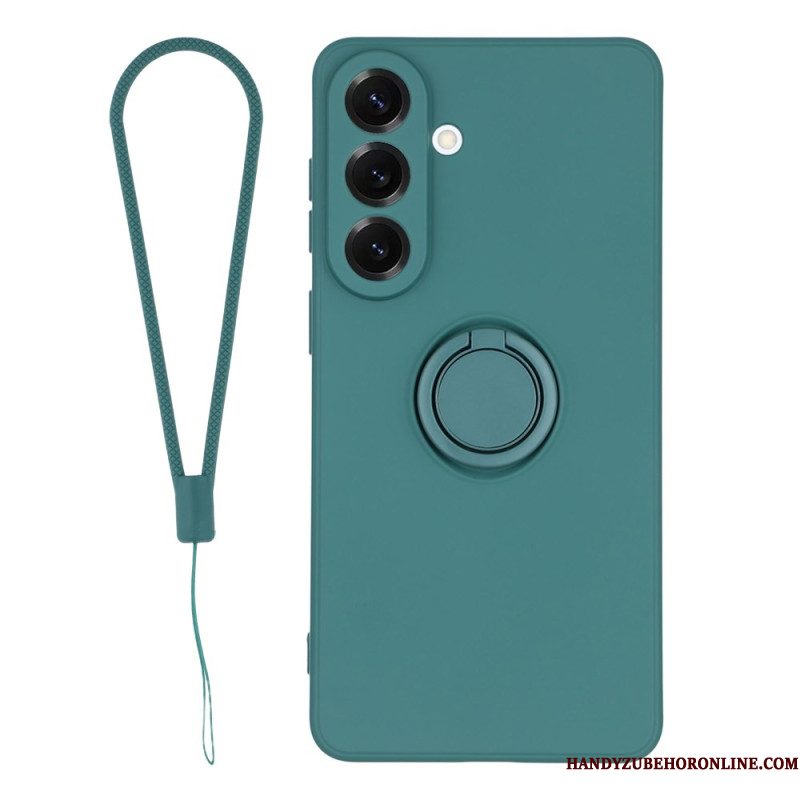Cover Hoesje Samsung Galaxy S26 Telefoonhoesje Siliconen Bandje