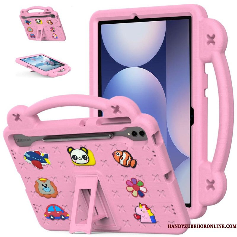 Cover Hoesje Samsung Galaxy Tab S10 Plus Telefoonhoesje Eva Met Cartoondieren
