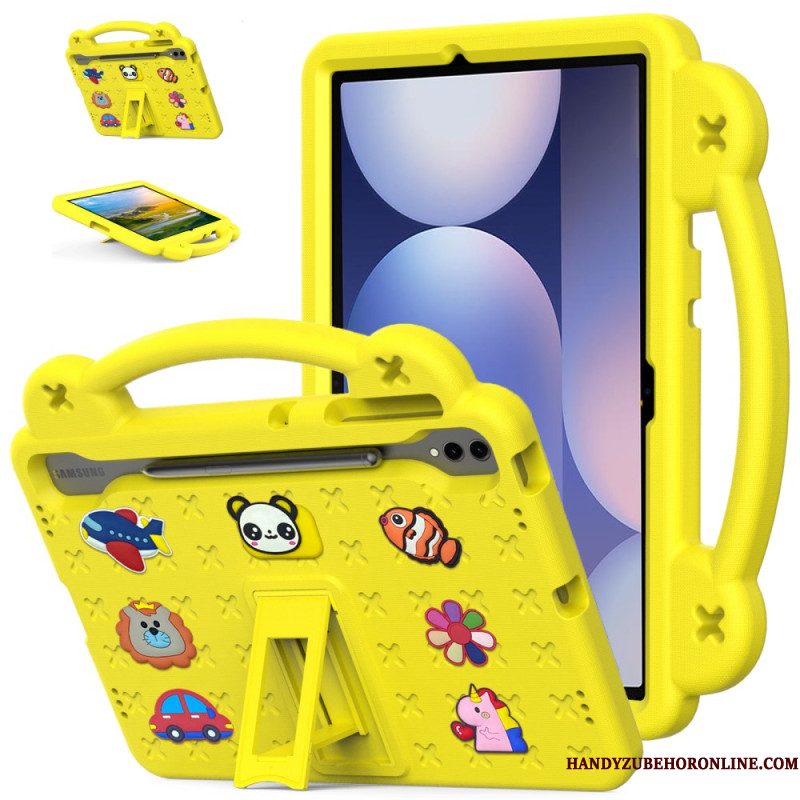 Cover Hoesje Samsung Galaxy Tab S10 Plus Telefoonhoesje Eva Met Cartoondieren