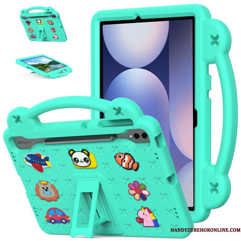 Cover Hoesje Samsung Galaxy Tab S10 Plus Telefoonhoesje Eva Met Cartoondieren