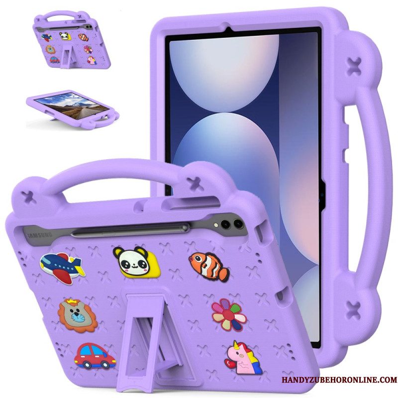 Cover Hoesje Samsung Galaxy Tab S10 Plus Telefoonhoesje Eva Met Cartoondieren