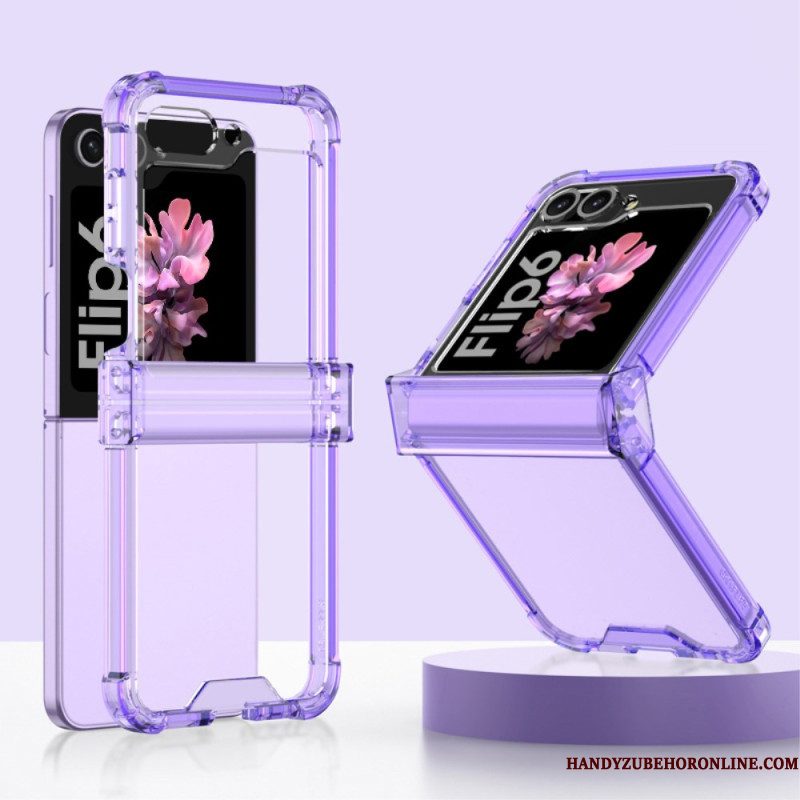 Cover Hoesje Samsung Galaxy Z Flip 7 Fe Telefoonhoesje Gkk-scharnier En Luchtkussen