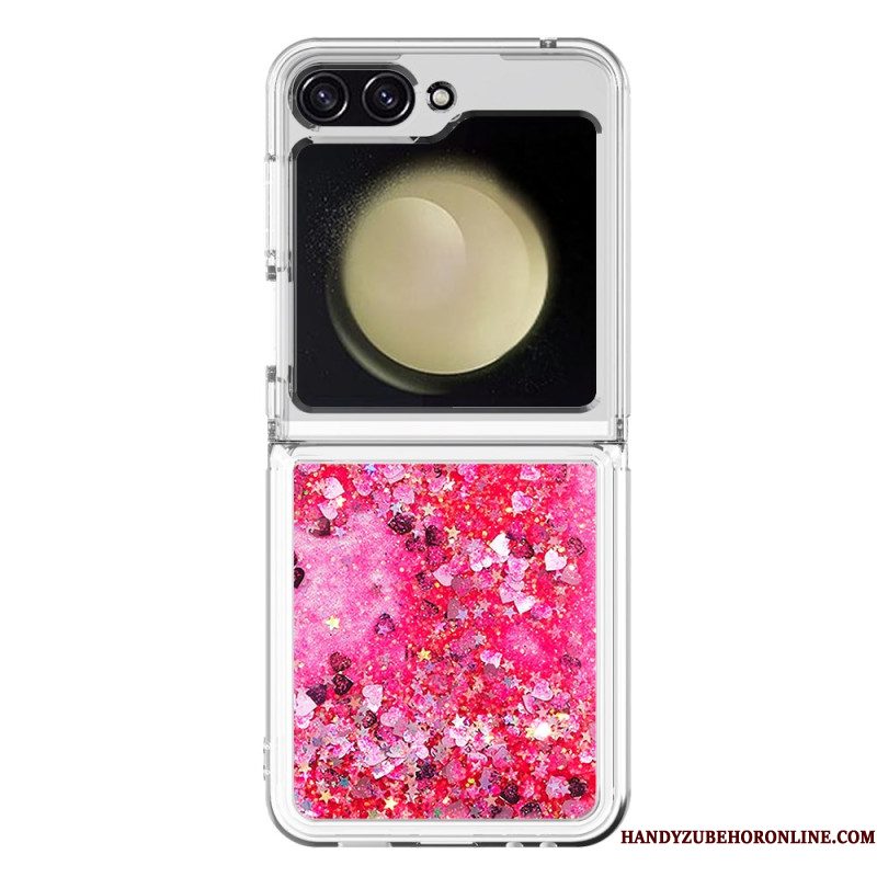 Cover Hoesje Samsung Galaxy Z Flip 7 Fe Telefoonhoesje Glitter