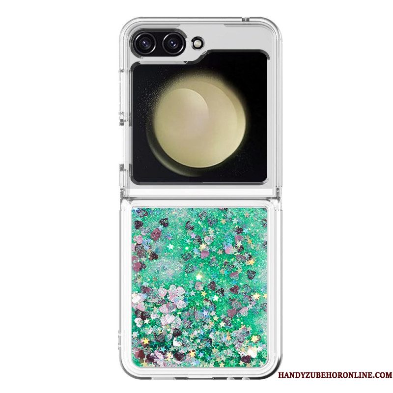 Cover Hoesje Samsung Galaxy Z Flip 7 Fe Telefoonhoesje Glitter