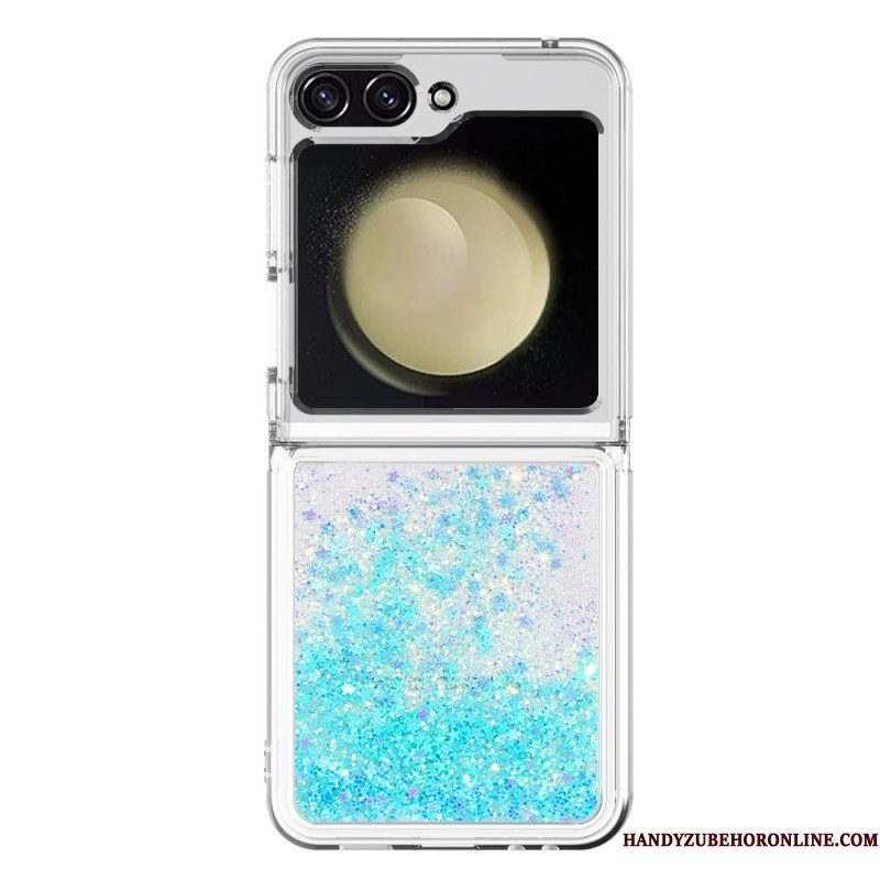 Cover Hoesje Samsung Galaxy Z Flip 7 Fe Telefoonhoesje Glitter