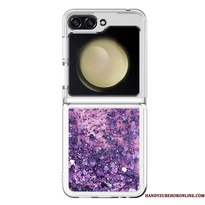 Cover Hoesje Samsung Galaxy Z Flip 7 Fe Telefoonhoesje Glitter