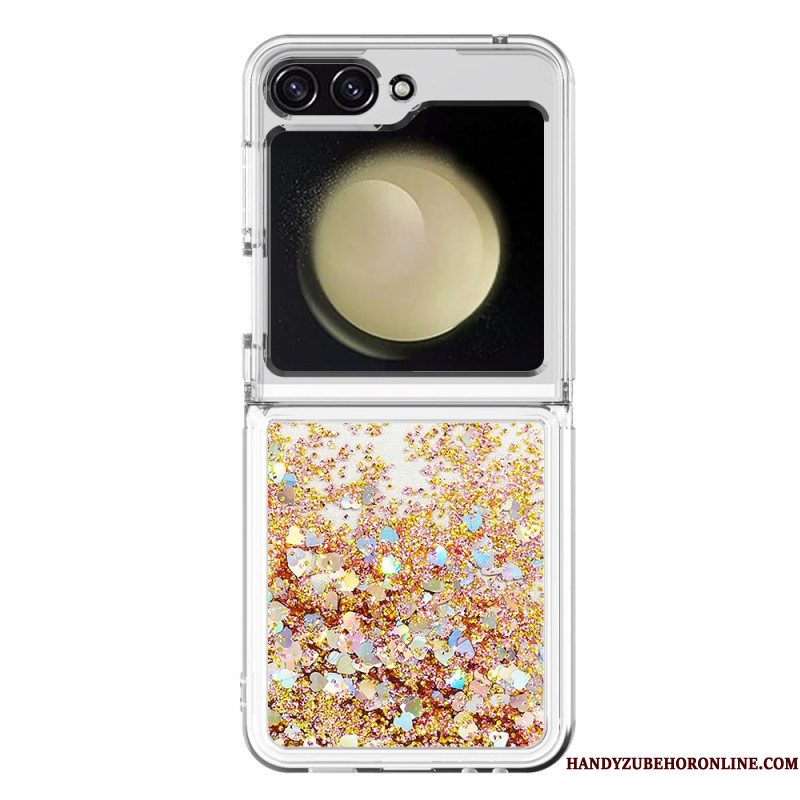 Cover Hoesje Samsung Galaxy Z Flip 7 Fe Telefoonhoesje Glitter