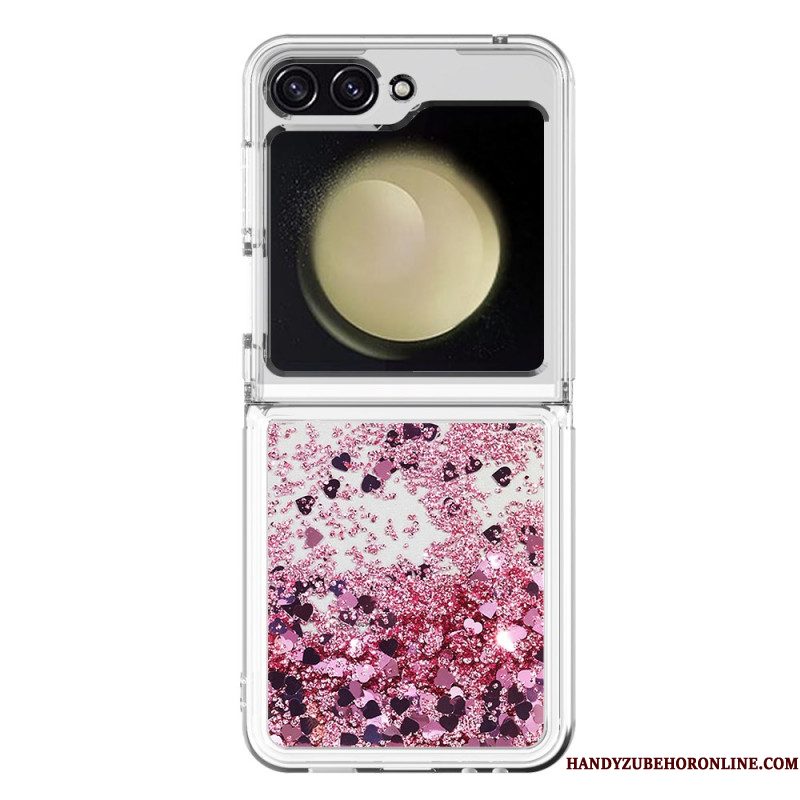Cover Hoesje Samsung Galaxy Z Flip 7 Fe Telefoonhoesje Glitter
