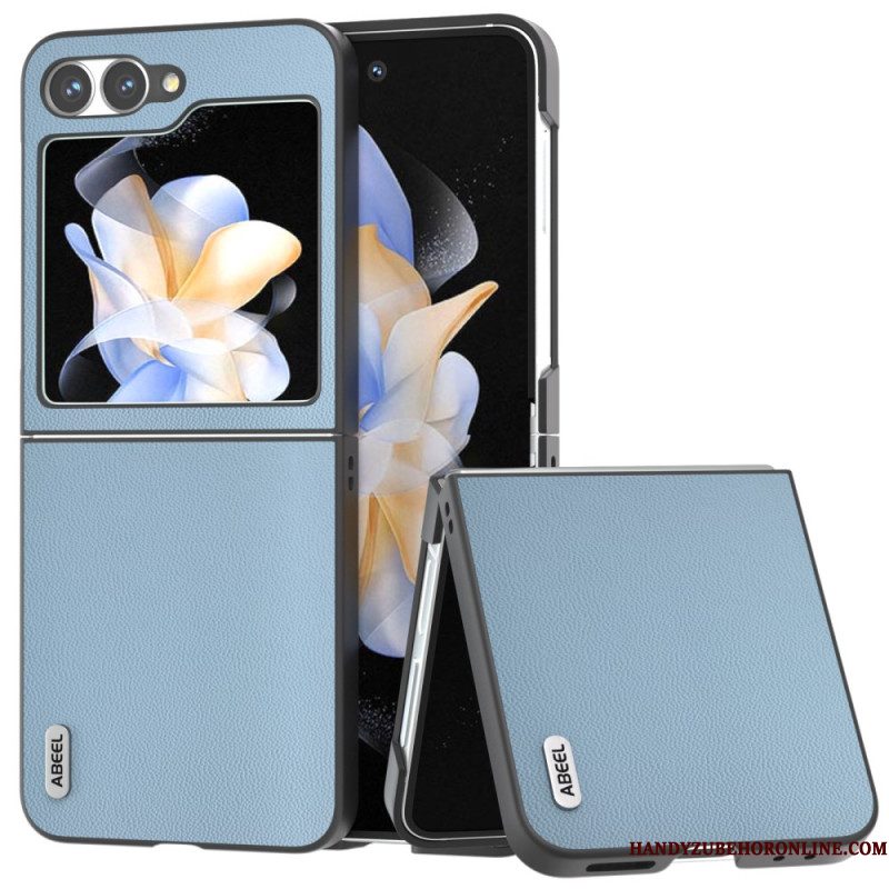 Cover Hoesje Samsung Galaxy Z Flip 7 Fe Telefoonhoesje Subtiel Leer