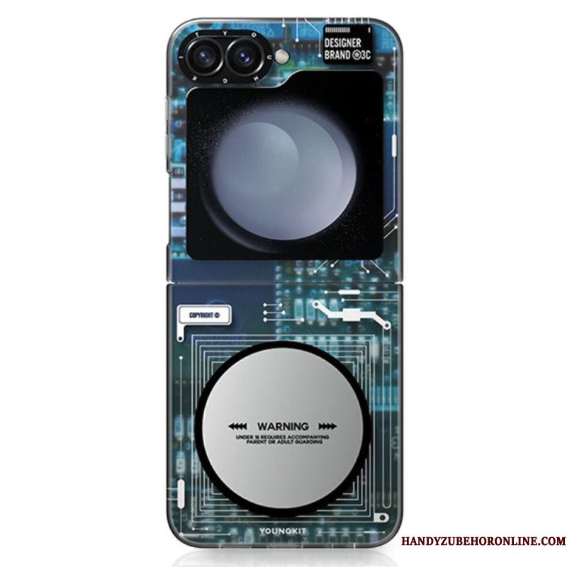 Cover Hoesje Samsung Galaxy Z Flip 7 Fe Telefoonhoesje Youngkit Technologie Serie