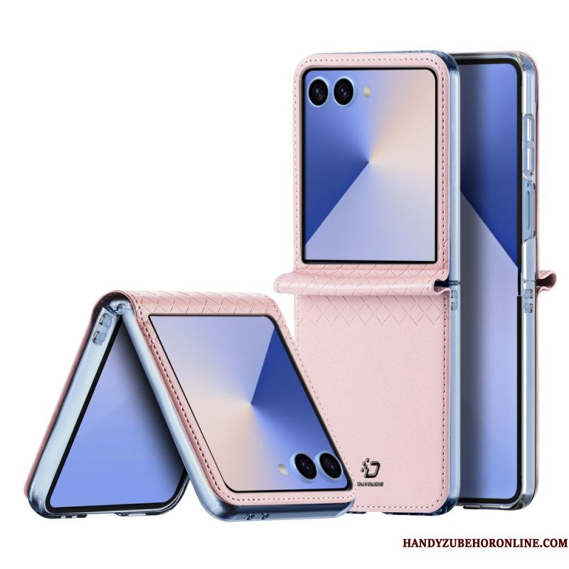 Cover Hoesje Samsung Galaxy Z Flip 7 Telefoonhoesje Bril-serie Dux Ducis