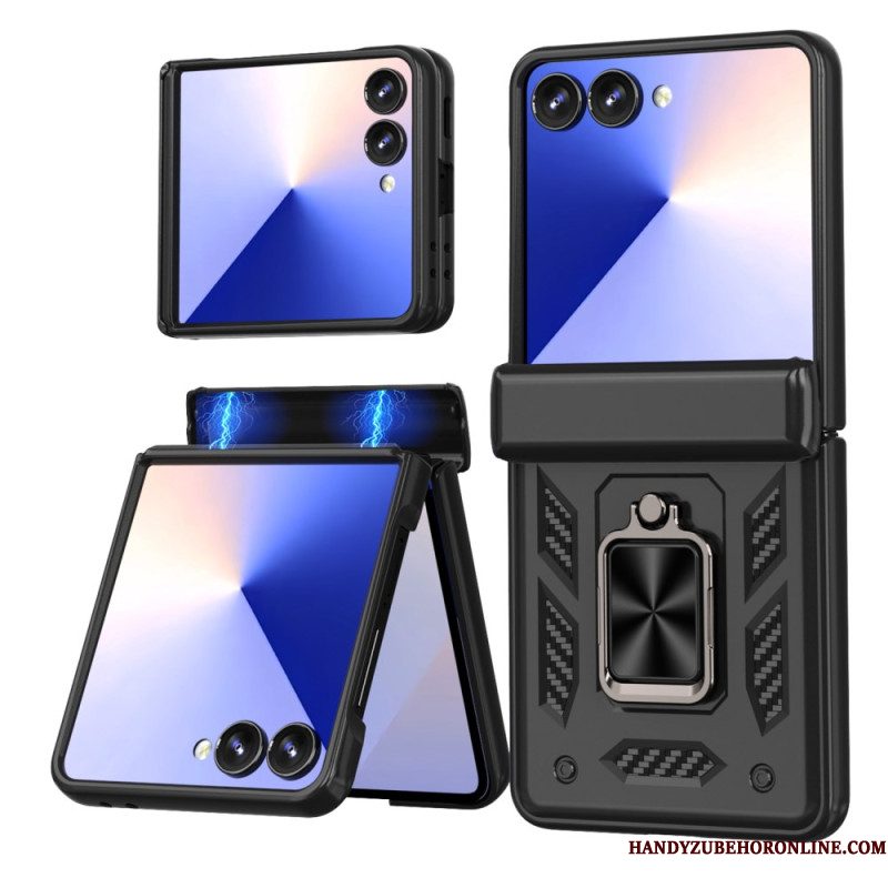 Cover Hoesje Samsung Galaxy Z Flip 7 Telefoonhoesje Duurzame Ring