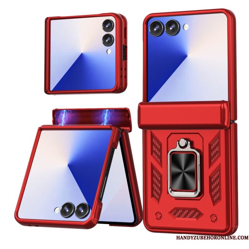 Cover Hoesje Samsung Galaxy Z Flip 7 Telefoonhoesje Duurzame Ring