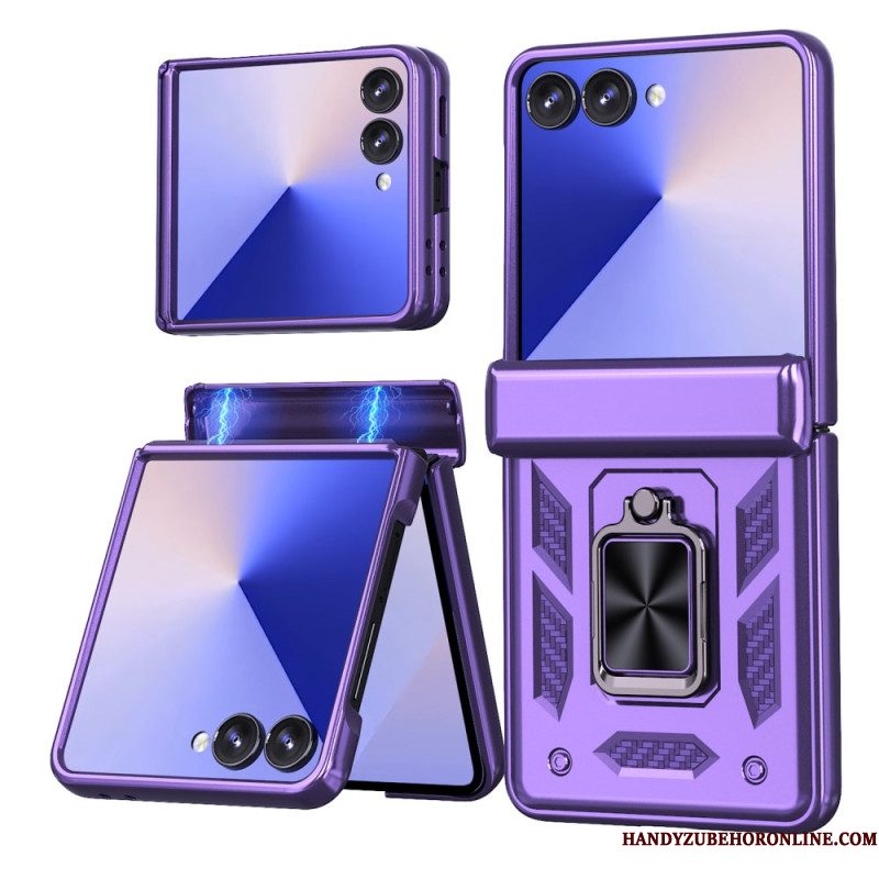 Cover Hoesje Samsung Galaxy Z Flip 7 Telefoonhoesje Duurzame Ring