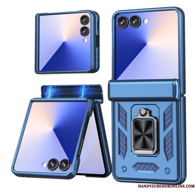 Cover Hoesje Samsung Galaxy Z Flip 7 Telefoonhoesje Duurzame Ring