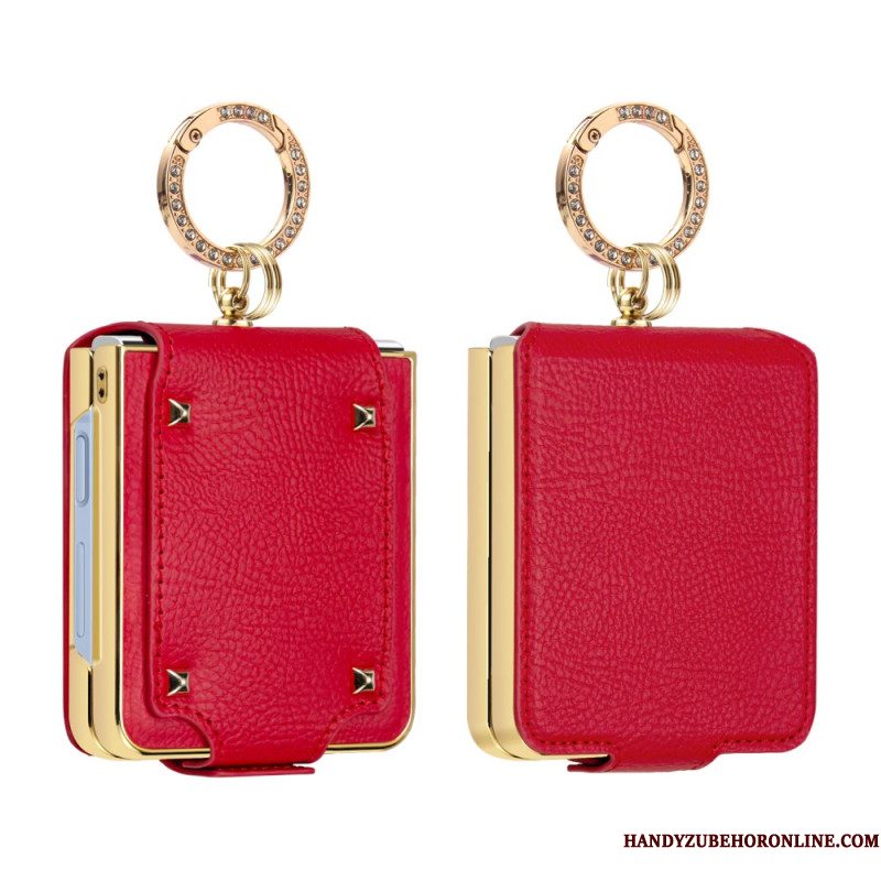 Cover Hoesje Samsung Galaxy Z Flip 7 Telefoonhoesje Premium Ring
