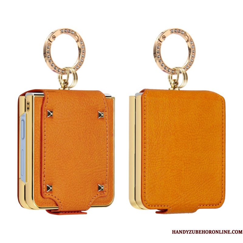 Cover Hoesje Samsung Galaxy Z Flip 7 Telefoonhoesje Premium Ring
