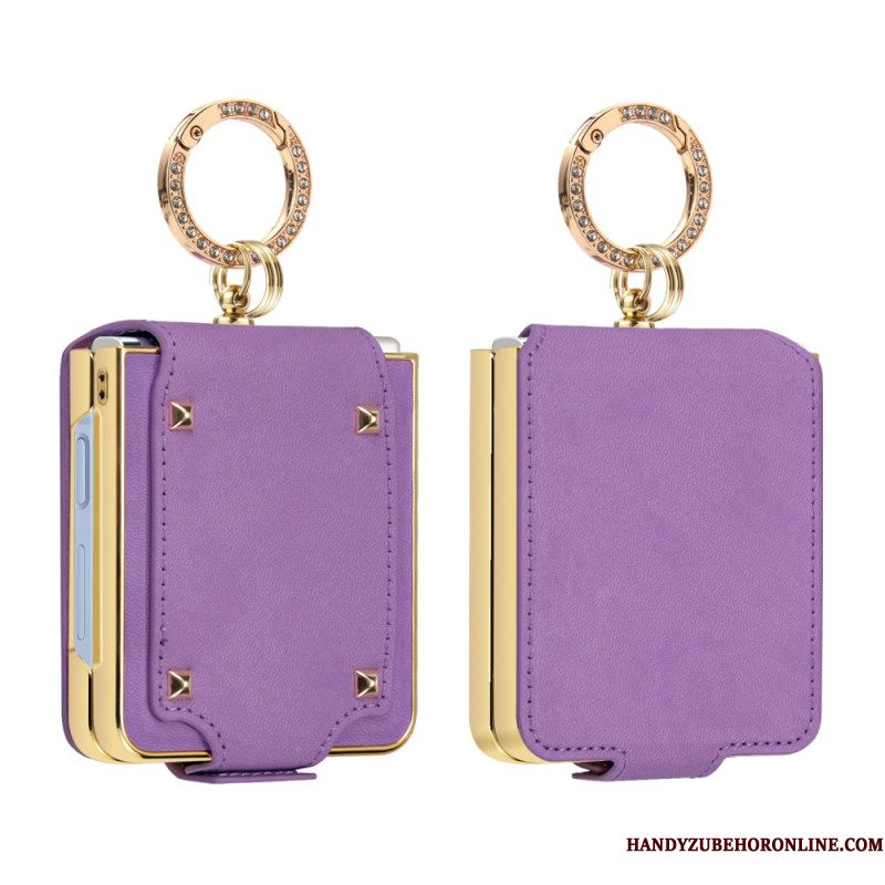 Cover Hoesje Samsung Galaxy Z Flip 7 Telefoonhoesje Premium Ring