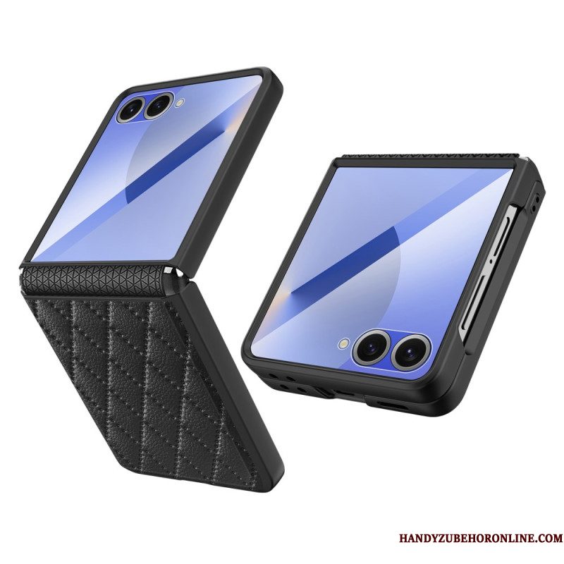 Cover Hoesje Samsung Galaxy Z Flip 7 Telefoonhoesje Slank Gewatteerd