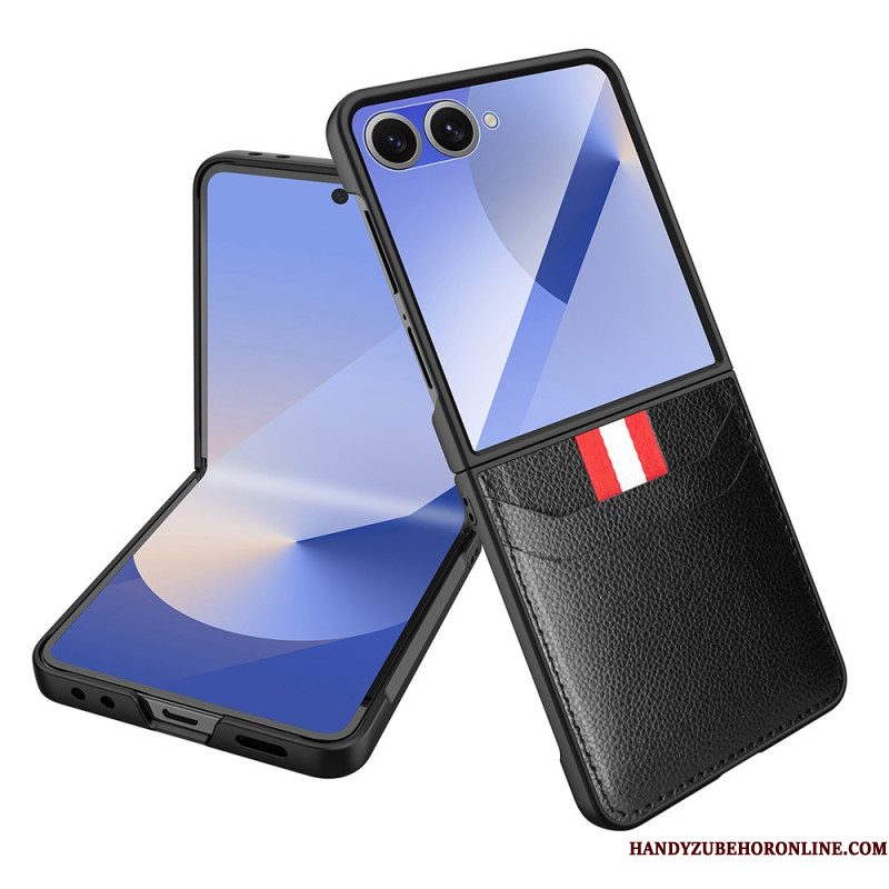 Cover Hoesje Samsung Galaxy Z Flip 7 Telefoonhoesje Zijdezachte Textuur