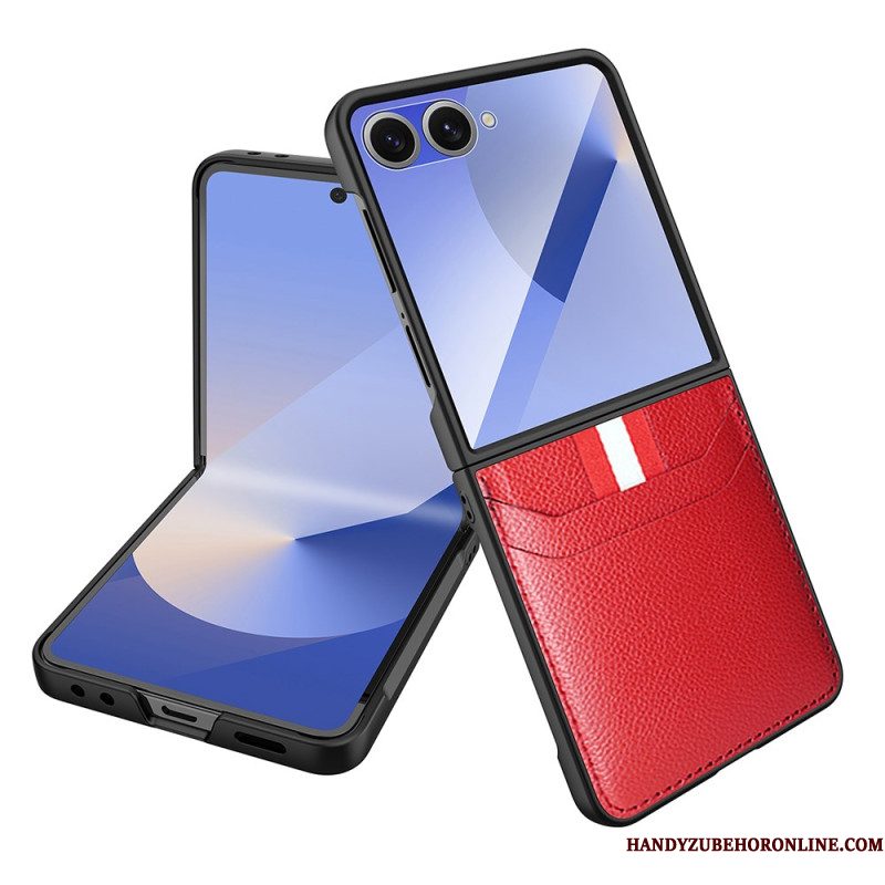 Cover Hoesje Samsung Galaxy Z Flip 7 Telefoonhoesje Zijdezachte Textuur