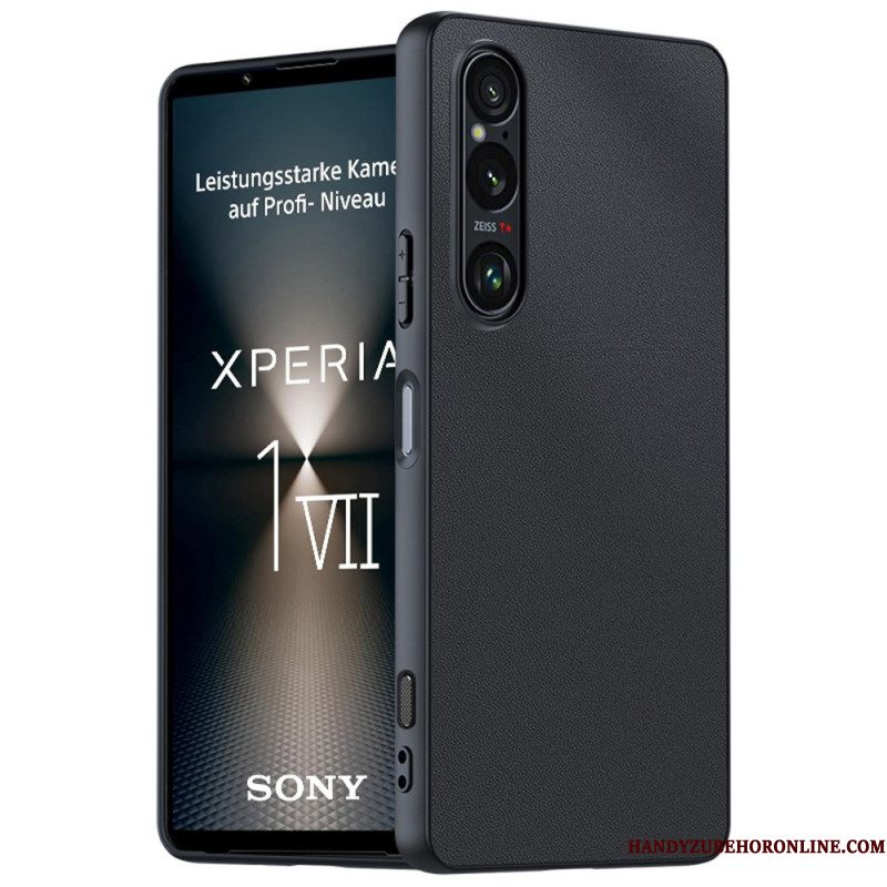 Cover Hoesje Sony Xperia 1 Vii Telefoonhoesje Lederlook