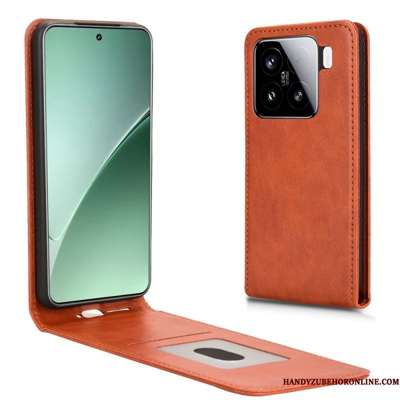 Cover Hoesje Xiaomi 15 Telefoonhoesje Magnetische Verticale Flipcover