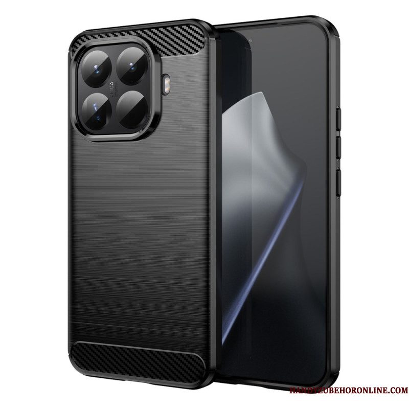 Cover Hoesje Xiaomi 15t Pro Telefoonhoesje Geborsteld Koolstofvezel