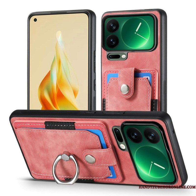 Cover Hoesje Xiaomi 17 Pro Max Telefoonhoesje Kaarthouder En Ringhouder