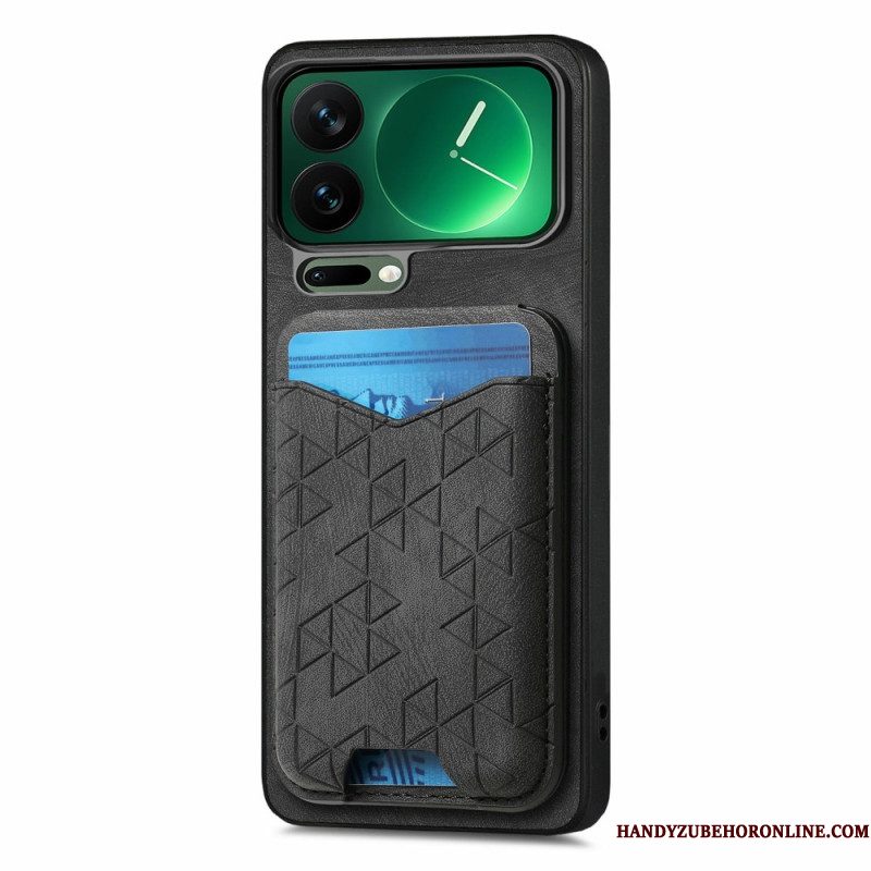 Cover Hoesje Xiaomi 17 Pro Max Telefoonhoesje Kaarthouder En Verstelbare Standaard