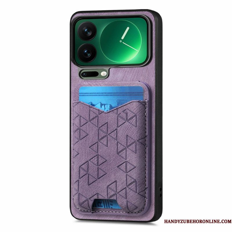 Cover Hoesje Xiaomi 17 Pro Max Telefoonhoesje Kaarthouder En Verstelbare Standaard