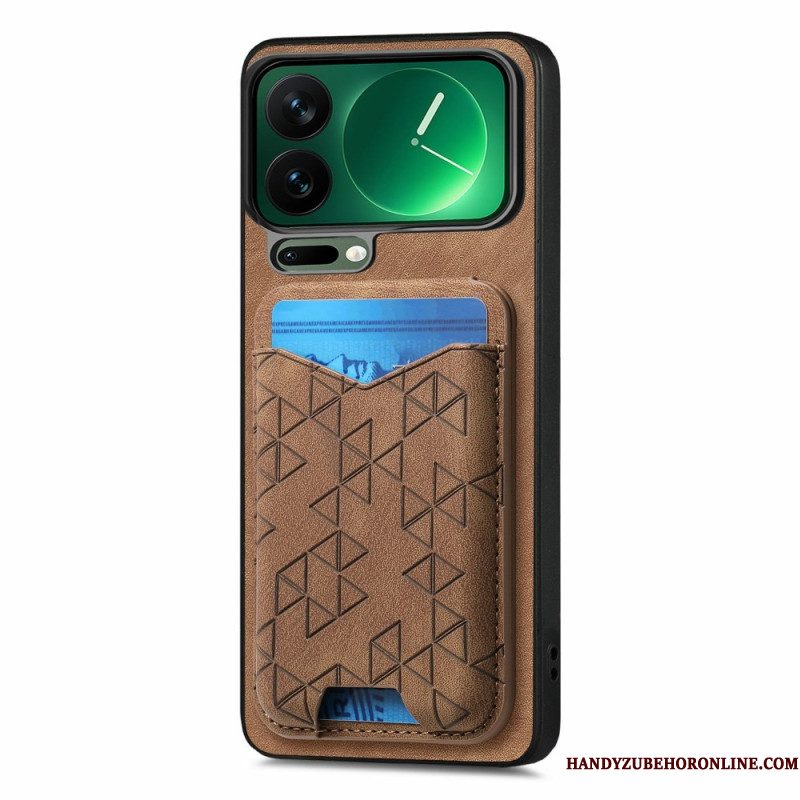 Cover Hoesje Xiaomi 17 Pro Max Telefoonhoesje Kaarthouder En Verstelbare Standaard