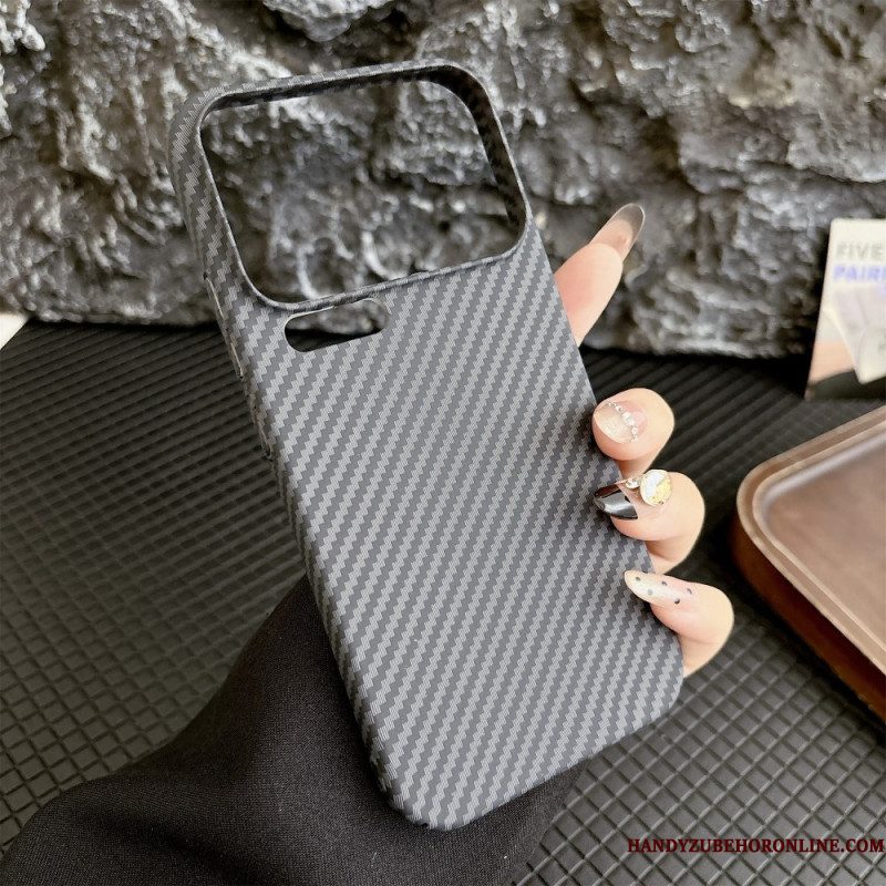 Cover Hoesje Xiaomi 17 Pro Max Telefoonhoesje Ontwerp Met Koolstofvezelstructuur