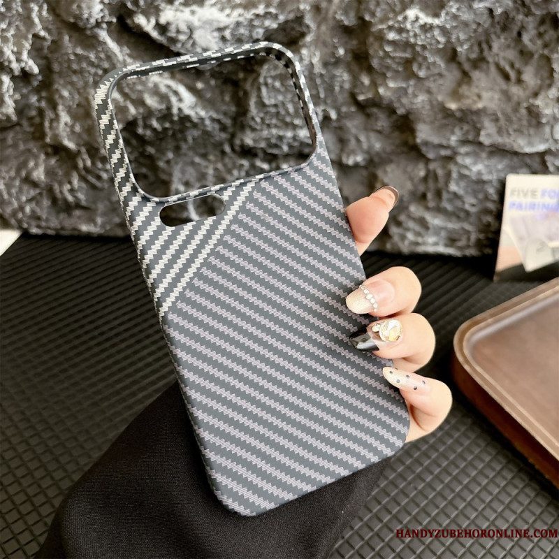 Cover Hoesje Xiaomi 17 Pro Max Telefoonhoesje Ontwerp Met Koolstofvezelstructuur