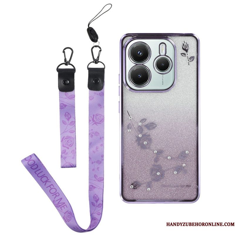 Cover Hoesje Xiaomi Redmi Note 14 5g Telefoonhoesje Kadem-bandjes