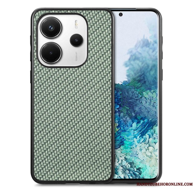 Cover Hoesje Xiaomi Redmi Note 14 5g Telefoonhoesje Koolstofvezeltextuur