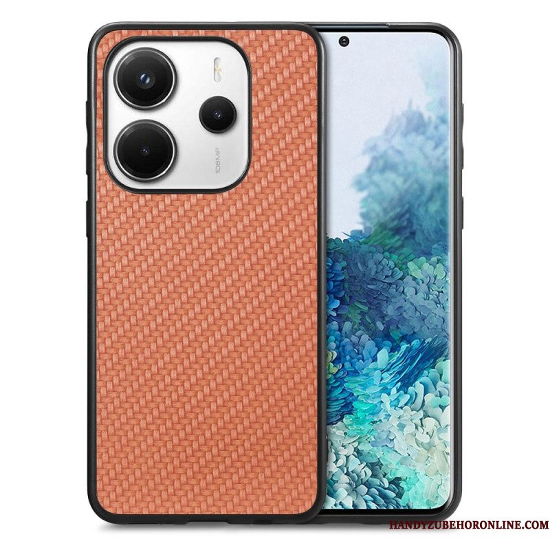 Cover Hoesje Xiaomi Redmi Note 14 5g Telefoonhoesje Koolstofvezeltextuur