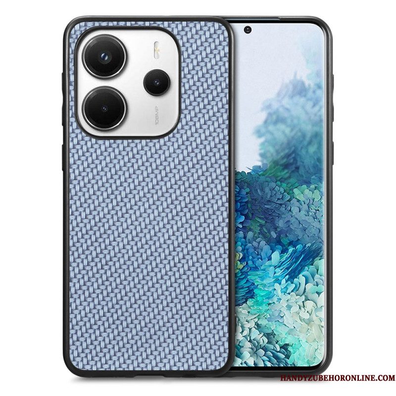 Cover Hoesje Xiaomi Redmi Note 14 5g Telefoonhoesje Koolstofvezeltextuur