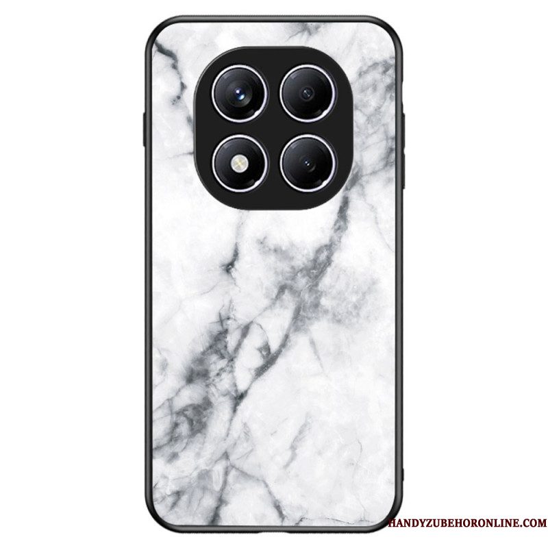 Cover Hoesje Xiaomi Redmi Note 14 Pro 4g Telefoonhoesje Marmer Gehard Glas
